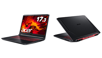 Acerから「NITRO 5」ブランドのゲーミングノートPC、17インチと15 