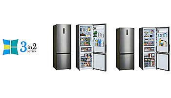 ハイアール、五つの温度帯に設定可能な変温室を備えた冷蔵庫に326Lと