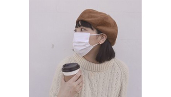 使い捨てなのにあったかい抗菌マスク、アジアアロワナが発表