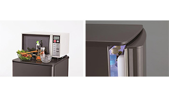 三菱電機、一人暮らしの調理スペース問題を解消する「2ドア冷蔵庫」