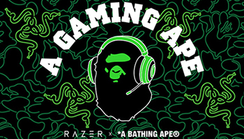 ゲーミング機器メーカー「Razer」、ファッションブランド「BAPE」とコラボ