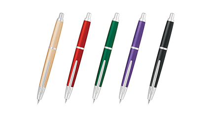 ノック式万年筆「キャップレス・デシモ 20カラーズ」、最終回の第4弾が