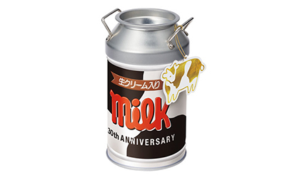 発売30周年記念！　「チロルチョコ〈ミルク〉」に特別仕様の“ミルク缶”