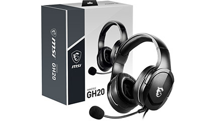 MSIから超軽量ゲーミングヘッドセット、長時間のゲームでも疲れにくい