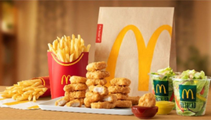 マクドナルド、最大1000円お得なサイドメニューセット! デリバリー