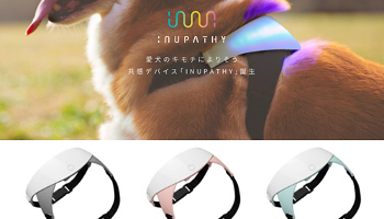 イヌパシー&ホームステーション　ペット用健康管理デバイス イヌパシー、犬用ウェアラブルデバイスのクラウドファンディングを開始