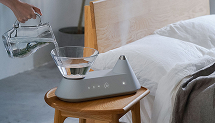 デザイン性・機能性・サステナブルのスマート加湿器「Heal」、Makuake