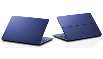 コーポレートカラー「勝色」をあしらった特別仕様のPC「VAIO Z」「VAIO