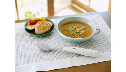 キリン エレキソルトスプーン ES-S001 電気の力で減塩食品の塩味や