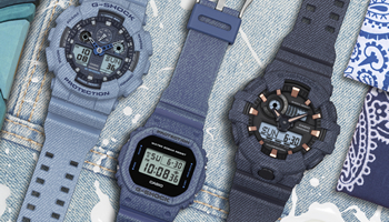 カシオ、デニムをモチーフにした「G-SHOCK」と「BABY-G」