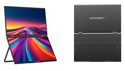 15.6インチのデュアルモバイルディスプレイを5万4980円で、JAPANNEXT