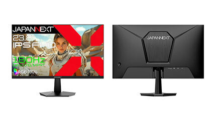 23.8インチのフルHDゲーミングディスプレイが1万9980円！ JAPANNEXT