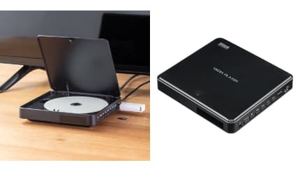 DVD・CD再生、音楽CDの録音、メディアプレーヤーの3WAY仕様のDVD