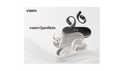 耳をふさがずAIがすべてをこなす、次世代イヤホン「viaim OpenNote
