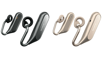 完全ワイヤレスイヤホン「Xperia Ear Duo」、耳を塞がない新機構を採用
