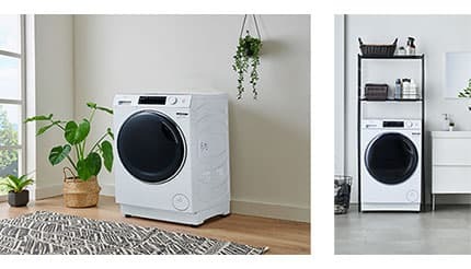 ヤマダデンキ、オリジナルの大容量12kgヒートポンプ式洗濯乾燥機「RORO