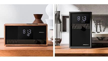 J-WAVEとコラボしたボックス型のクロックラジオ Acer傘下のamadanaから