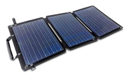停電もアウトドアも太陽光だけで電力確保！ 多摩電子工業の30W高効率