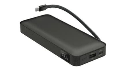 ノートPCも急速充電! USB-C直結ケーブル搭載の大容量2万mAhモバイル ノートPCも急速充電! USB-C直結ケーブル搭載の大容量2万mAhモバイル