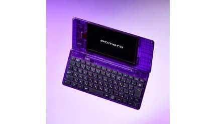 限定500台】デジタルメモ「ポメラ」に限定色 内部基板が透ける 半透明