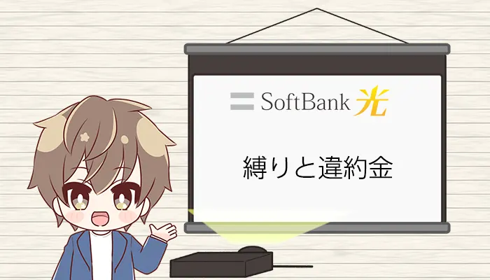 SoftBank光縛りと違約金