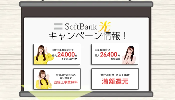 SoftBank光のキャンペーン情報
